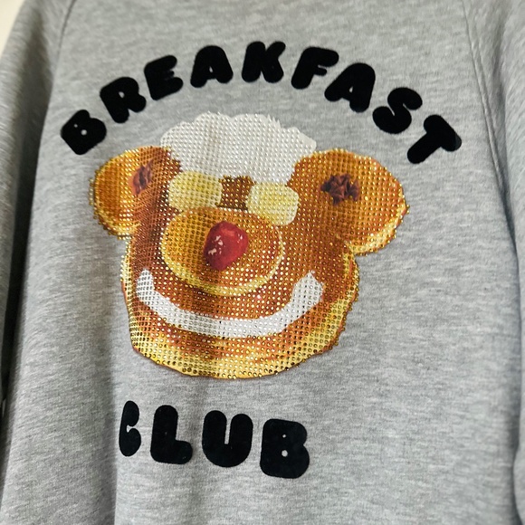 Jeremy Scott Breakfast Club Raglan Sweater Dress In Grey (Medium) - Picture 5 of 5